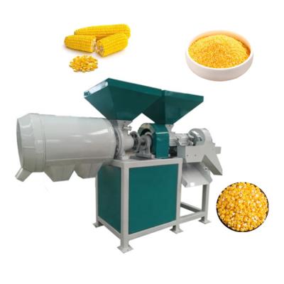 China Easy Operation High Efficiency Corn Grit Corn Machine Hammer Mill Machine Crushed Corn Peeling Processing Grinding for sale