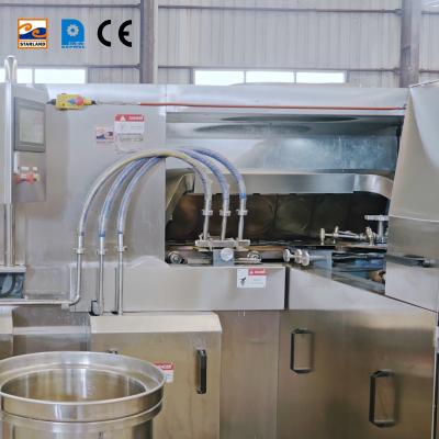 China food & Fully Automatic Beverage Factory Two Color 51 Baking Pans 5m Long With After-sales Service Sugar Cone Machine for sale