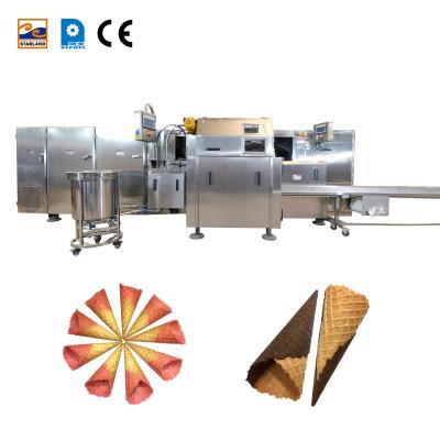 China food & Commercial Beverage Factory Ice Cream Waffle Cone Machine Snow Cone Machine Ice Cream Cone Baking Machine for sale