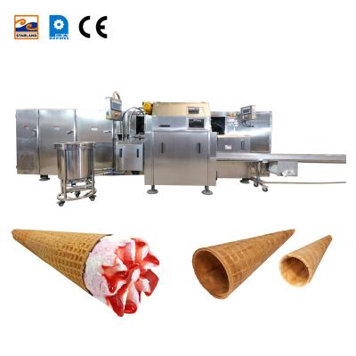 China food & Beverage Factory Canton Ice Cream Cone Machine Electric Ice Cream Wafer Sugar Cone Making Machine for sale