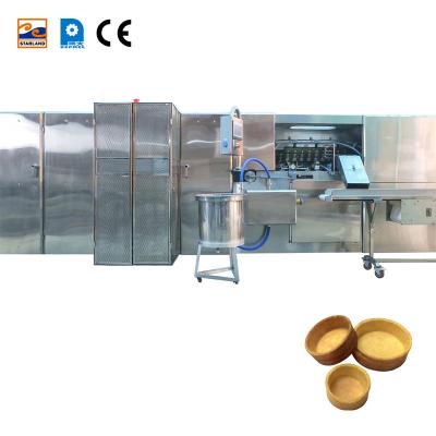 China food & Energy-saving 39 Baking Pans 7m Long Beverage Plant Full Automatic With After-sales Service Shell Tart Machine for sale