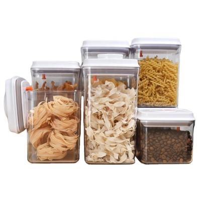 China Factory Wholesale Freshness Keeping Seal In Freshness Food Candy Flour Keeper 7pcs Container Dry Food Storage for sale