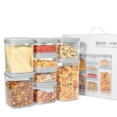 China High Quality Hot Selling Freshness Keeping Plastic Food Containers Set Airtight Coffee Airtight Storage Container for sale