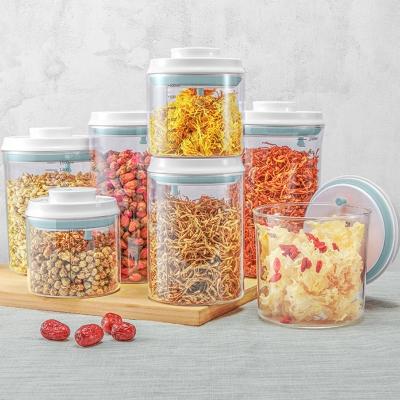 China Wholesale Price High Square Microwavable Transparent Factory Airtight Container Set For Plastic Food Storage 8 Pc for sale