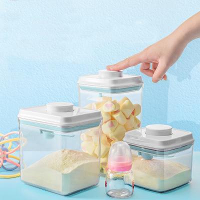 China Airtight Storage Boxes BPA Free Cereal Storage Food Containers Kitchen Organizers Kitchen Pantry Dry Organizer Bins for sale