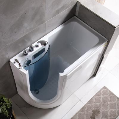 China Portable Shower Bathtub Double Side Skirt (Straight Skirt) Combo Safety Walk In Tub For Older Handicapped And Handicapped for sale