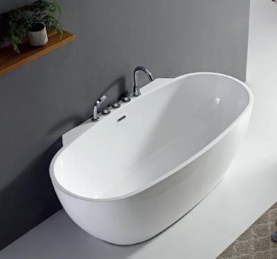 China WOMA Foshan Bathtub Freestanding Hot Acrylic Soaking Free Standing Bathtub With Faucet And Shower for sale