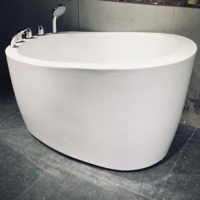 China Foshan 1m Small Freestanding Acrylic Made Single Freestanding Bathtub for sale