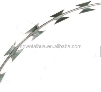 China Used In Mine Wholesale Cheap Price Stainless Steel Razor Barbed Wire With Good Quality for sale