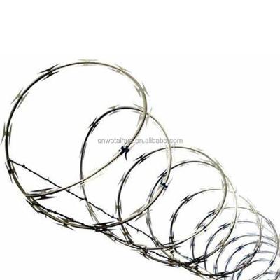 China Used in mine bto 22 low price concertina wire for sale anti climb razor wire for sale