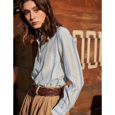 China QUICK DRY pure silk shirts for women factory wholesale customize famous high quality designer clothing brands women for sale