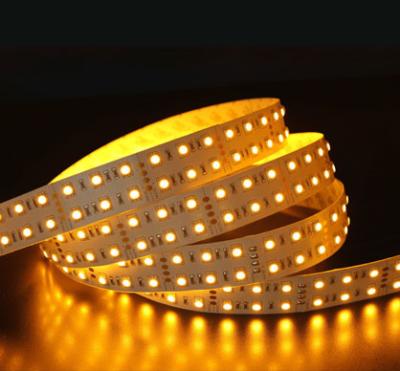 China 3 lines Led Strip Lights Waterproof Flexible Warm White 180 LED / M 12W /  M for sale