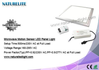 China SCR Dimming LED Panel Lights 180~295VAC 47~63Hz PF 0.9 Corridor for sale