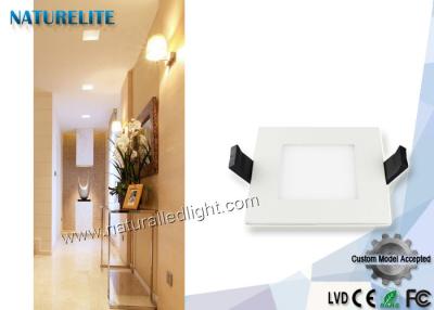 China O quadrado 6 W conduziu o branco morno da sala de jantar 360LM lisa das luzes de painel à venda