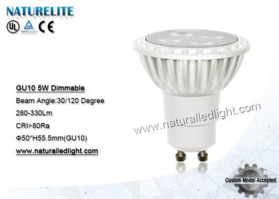 China 5W  Led Spotlight Bulbs Dimmable , GU10 LED Spot Light Bulb for sale