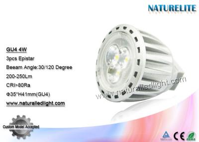 China 30 watt Halogen Replacement 4W Led Spot Lights  MR11 3pcs 30 / 120 Degree for sale