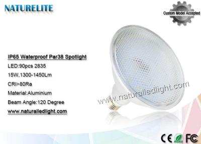 China Track IP65  Waterproof 15W LED Par38 spotlight  90pcs 2835 120 Degree for sale