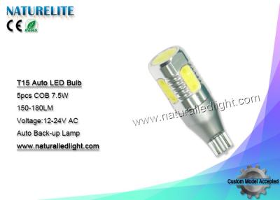 China COB 7.5W Auto Led Light Bulbs , RoHS Certified automotive led bulbs T15 for sale