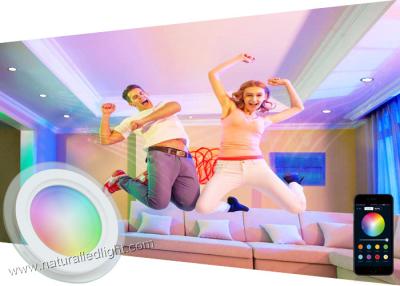 China O teto esperto interno conduziu a iluminação de painel RGB 18W decorativa com Bluetooth Wifi APP à venda