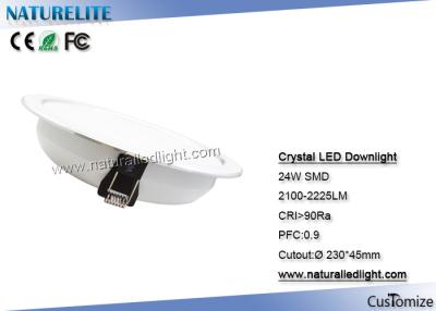 China El cristal 24W LED Downlight LED abajo se enciende para vivir/el sitio de la cama en venta