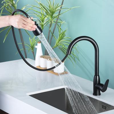 China Hot/Cold Water Mixer Deck Mounted Single Handle Kitchen Faucet Stainless Steel Kitchen Faucet for sale