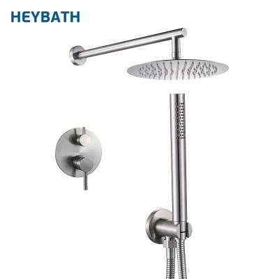 China With Freestanding Slide Bar Shower Mixer Double Handles Thermostatic Shower Thermostatic Mixer for sale