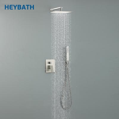 China With Sliding Bar Concealed Thermostatic Shower Mixer 304 Stainless Steel Wall Mounted Shower Mixer for sale