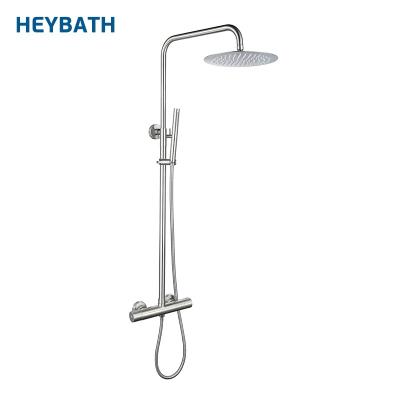 China With Slide Bar Function Single Hand Shower Wall Hanging Bathroom Shower Faucets Mixers for sale