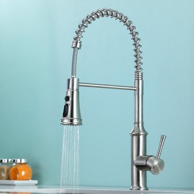 China Hot/Cold Water Mixer Tap High End Single Handle Household Kitchens Rotating Single Lever Faucet for sale