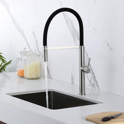 China Hot/cold water mixer tap home use stainless steel kitchen faucet flexible hose kitchen faucet faucet for sale