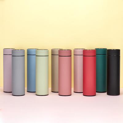 China PORTABLE Smart Stainless Insulation Cup Temperature Display Vacuum Flask Trolley Soup Insulation Cup for sale