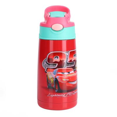 China PORTABLE Cartoon Wind Platypus Cup Water Straw Cute Kids Stainless Steel Thermos Mug Creative Logo Design Gift Wholesale for sale