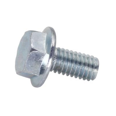 China M5-M20 Stainless Steel Mm 8.8 Zinc Yellow Copper Coated Standard GBT 5789 Hex Head Flange Bolt for sale