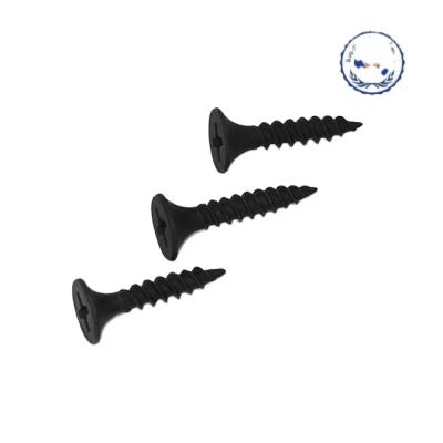 China Pan Black Phosphated Exterior Cross Recessed Bugle Head With Fine Point Angled Self Tapping Drywall Screws For Wood Or Gypsum Board for sale