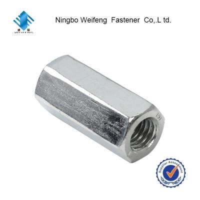 China Pan Din 6334 Din 1479 Galvanized Stainless Steel Female Standoffs Coupling Long Hex Nut for sale