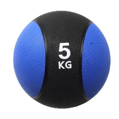 China Cross Rubber Fitness Equipment Gym Medicine Ball Medicine Balls Double Color Training Rubber Medicine Balls for sale