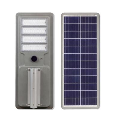 China ROAD 100w 150w 200w solar power street light integrated led solar street lights with outdoor solar panel for sale