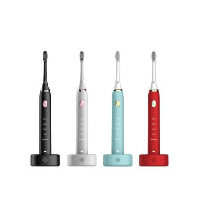 China Food Grade ABS Electric Toothbrush Health Care USB Charger Ultrasonic Rechargeable Waterproof Brush Tooth Whitening for sale