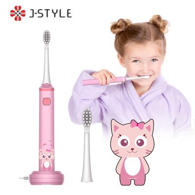 China Free Shipping Battery Operated Kids Electric Toothbrush Heads Baby Silicon Electric Toothbrush Kids Electric Toothbrush Set For Baby for sale