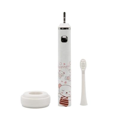 China Food Grade ABS 2020 New Hot Kids Sonic Electric Toothbrush 2 Modes Kids Waterproof Ultrasonic Automatic Toothbrush USB Rechargeable Toothbrush for sale