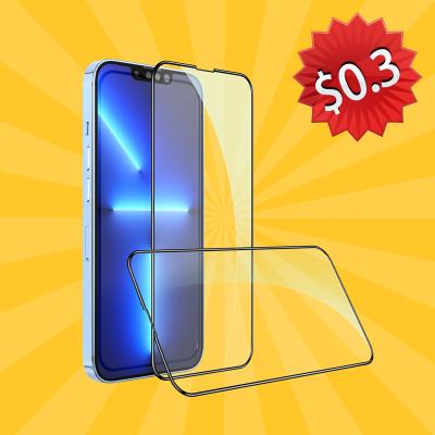 China High Clear Cell Phone HD Mobile Phone Full Coverage Tempered Glass Screen Protector For iphone 11 12 13 14 pro max for sale