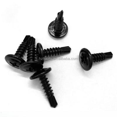 China Truss Wafer Head Stainless Steel Black Oxide Galvanized Self Drilling Screw for sale