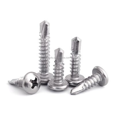 China DIN 7504N Phillips Galvanized Stainless Steel Pan Head Self Drilling Screw for sale