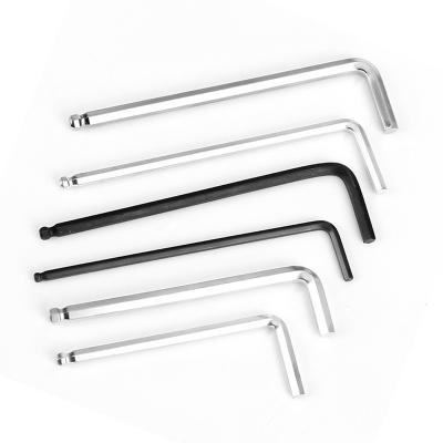 China High Quality Ball End Carbon Steel Bike Tool Carbon Steel L Shaped Hex Allen Key for sale