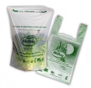 Китай Compostable майцены Biodegradable, compostable оптовая поли сумка одежды, Biodegradable compostable rolle bioplastic продается