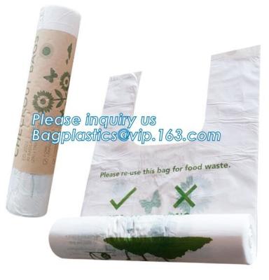 Chine sac plat de supermarché de joint compostable d'étoile sur le petit pain pour la nourriture, pe imprimé coloré fait sur commande compostable de plastique de gousset de 100% à vendre