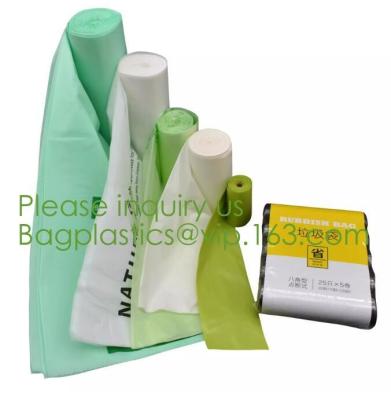 China o saco plástico biodegradável compostable feito sob encomenda do empacotamento de alimento da fécula de milho, camisa de T ensaca vagabundos plásticos Compostable biodegradáveis à venda