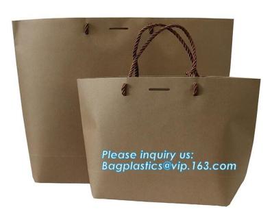 China Fancy Customized Brown Kraft Paper Shopping Bag With Logo,Customized White And Black Printed Paper Shopping Bag Package for sale