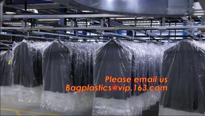 Chine Sacs de vêtement clairs de nettoyage à sec de polyéthylène sur Rolls, poly vêtement en plastique clair perforé propre sec/blanchisserie/habillement à vendre