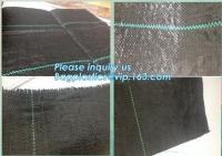 China Polypropylen Gewebe gesponnene pp. schwärzen Unkrautmattenbodendecke, Antilandschaftsgewebe-Unkraut der unkraut-Matten-Unkrautbekämpfungs-Matten-100gsm pp. zu verkaufen
